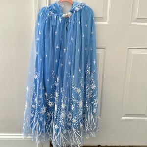 Snowflake floor length cape (Elsa frozen inspired)
